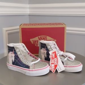 Vans High Tops Digi Unicorn Size 11 Girls